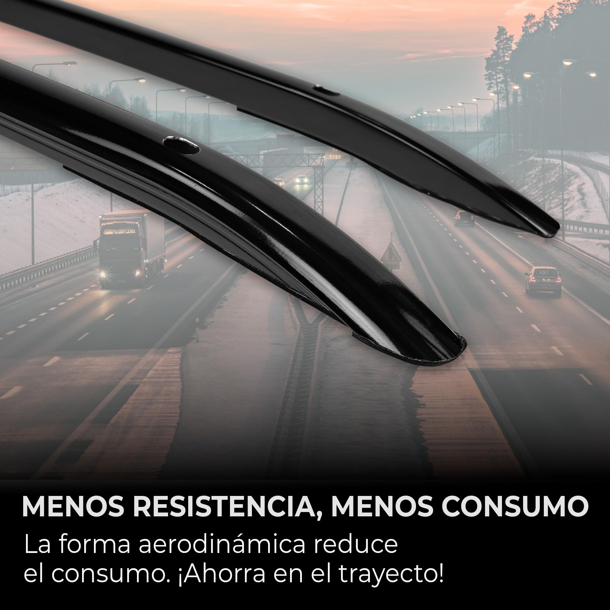 CHROMEMASTER | Barras De Techo Integradas Compatibles con Opel Combo L1 Standard Corto 2018+; Instale En Las Barras De Techo Un Portaequipajes, Un Cofre De Techo O Una Cesta De Techo | Aluminio