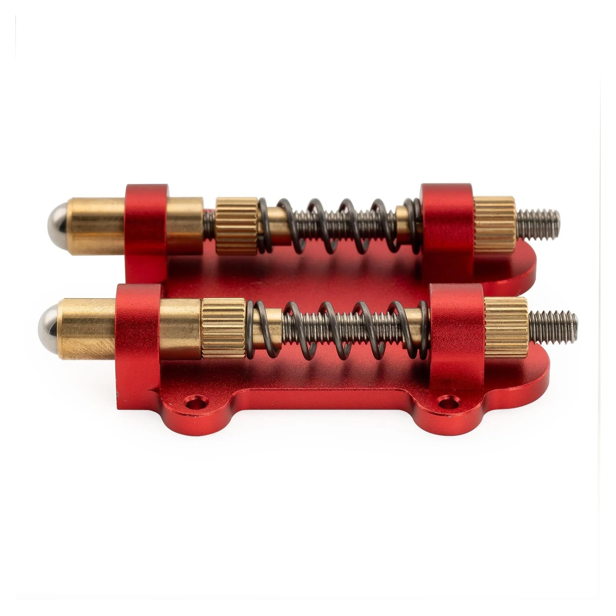 Puentes Y Estabilizadores De Trémolo Para Guitarra Eléctrica Accesorios Profesionales Coloridos Para Instrumentos | Puente de guitarra(Dual Red)
