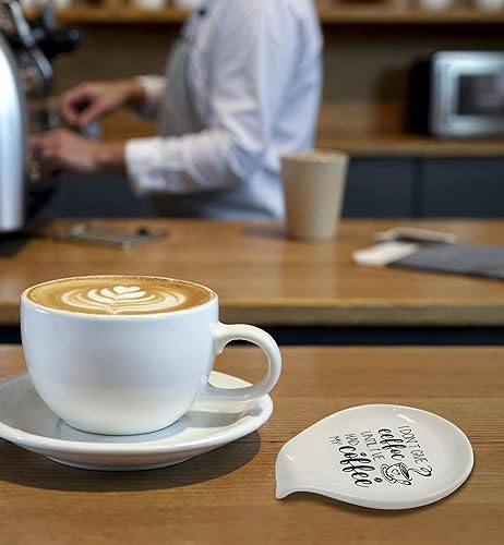 Miniatura 3 de Soporte para cucharas de café, accesorios de barra de café y soporte para cuchara, I DON'T GIVE EEFFOC UNTIL I 'VE HAD MY COFFEE, soporte de cuchara