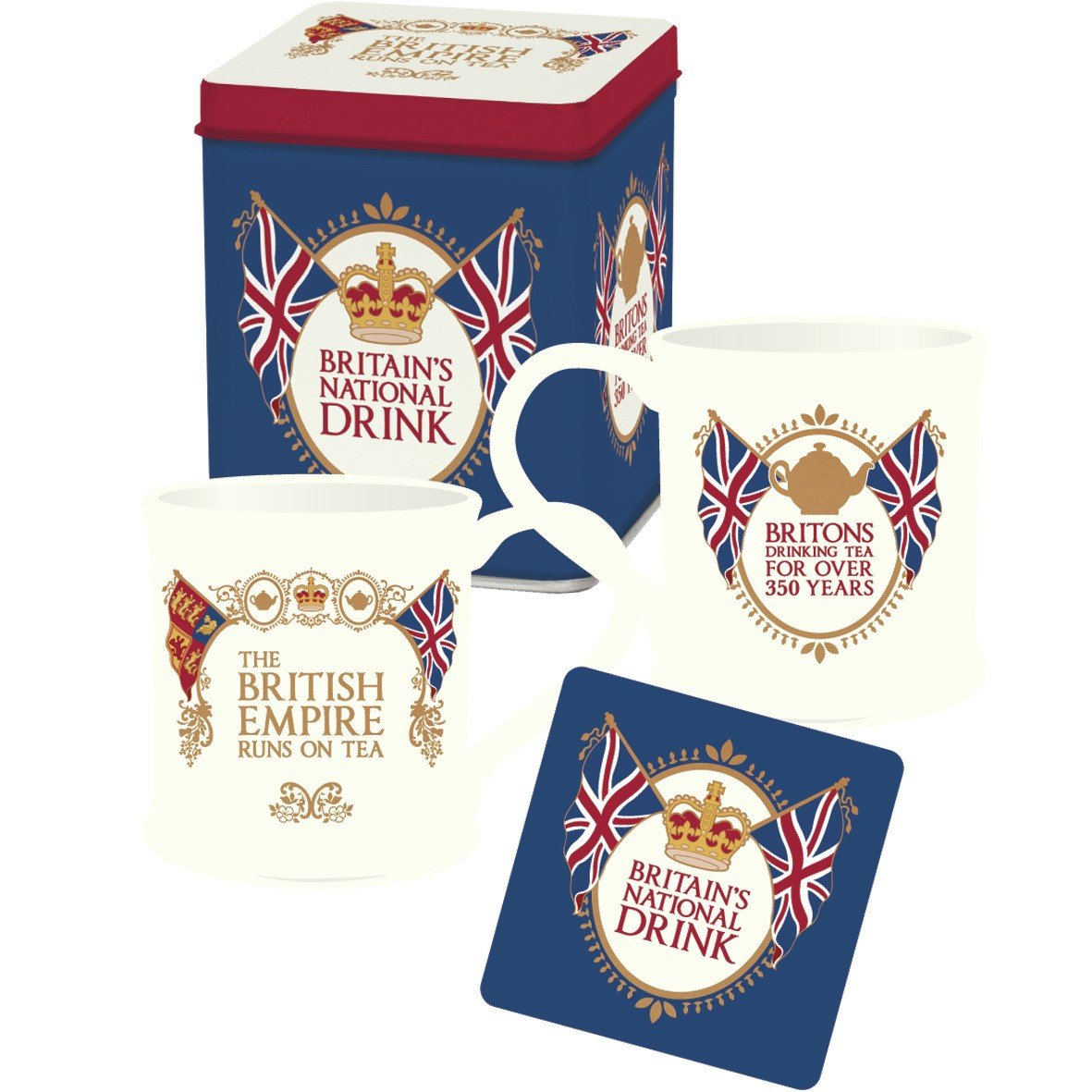 Britain's National Drink Heritage Mug & Coaster Set