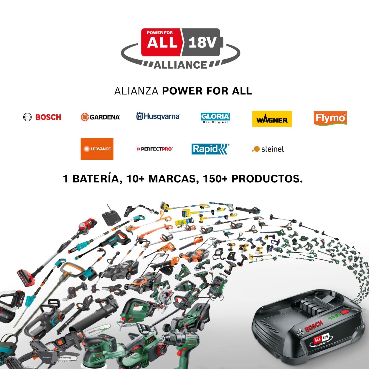 Gardena Cepillo para las malas hierbas a batería EasyWeed 1800/18V P4A Set listo para usar: Limpiador de juntas de malas hierbas, Fácil de manejar, Disco de alambre de acero (14820-20)