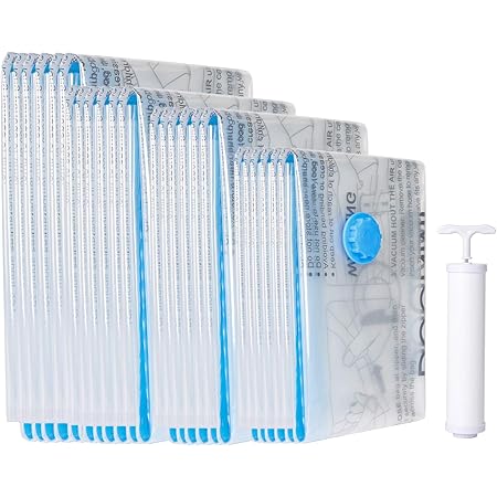 Amazon Co Jp Doonmi 圧縮袋 衣類圧縮袋 毛布圧縮袋 ふとん圧縮袋 真空パック 二重チャック構造 掃除機対応 防塵防湿 臭い 虫 カビ ダニ対策 引越し 出張 旅行 ぬいぐるみ収納 複数型２４枚組セット 100 Cm X 80 Cm 6枚 80cm X 60cm 6枚 70cmx50cm 6