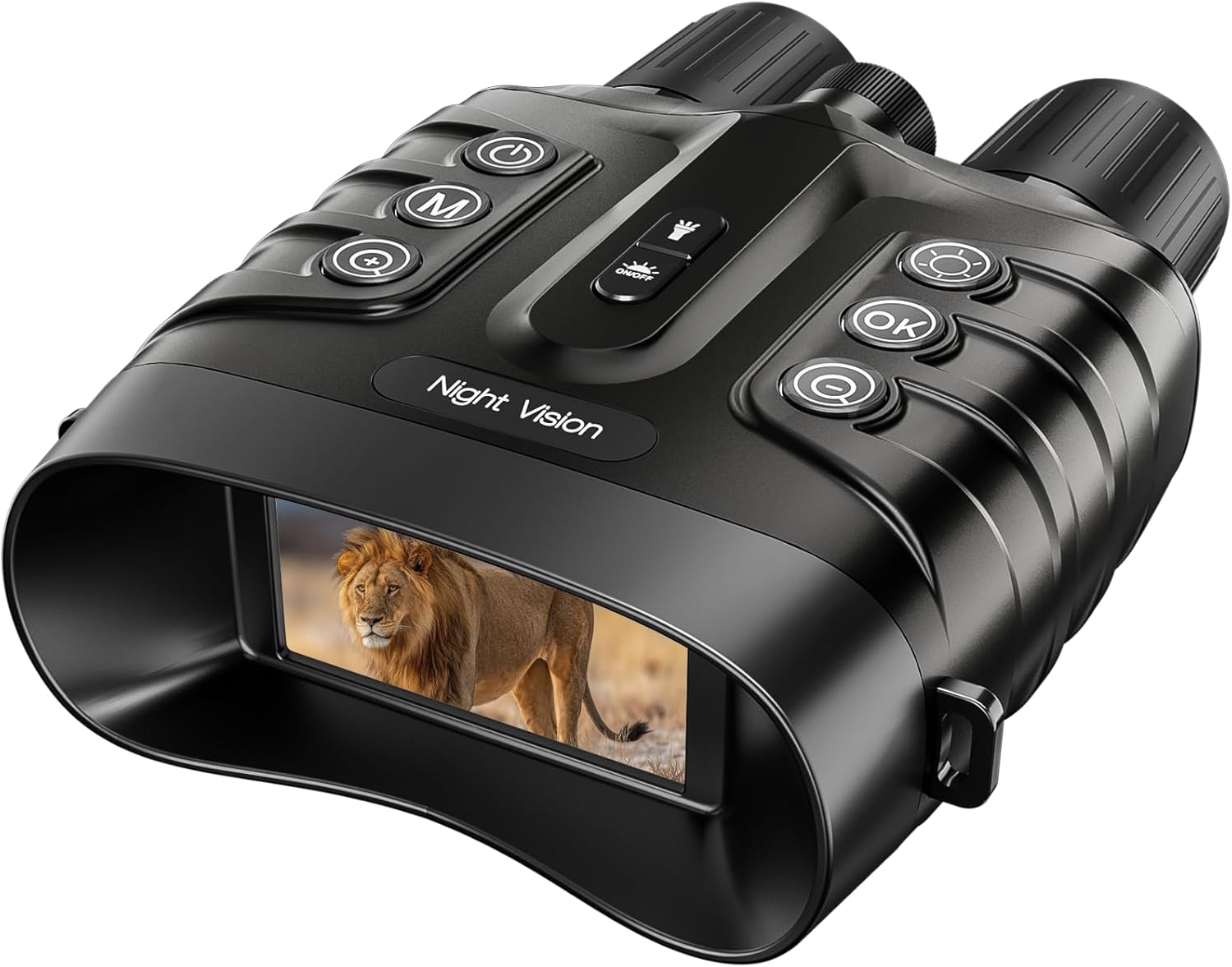 Night Vision Binoculars 4K 48MP Infrared Night Vision Goggles 8X Digital Zoom 1968FT, 10000mAh Battery - Adult Nightvision 3'' HD Screen 32GB Card for Camping Hunting Security Men's Gift