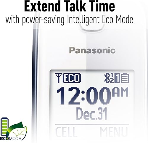 Miniatura 10 de Panasonic Link2Cell Teléfono inalámbrico Bluetooth con asistente por voz y contestadora3unidades., Azul marino