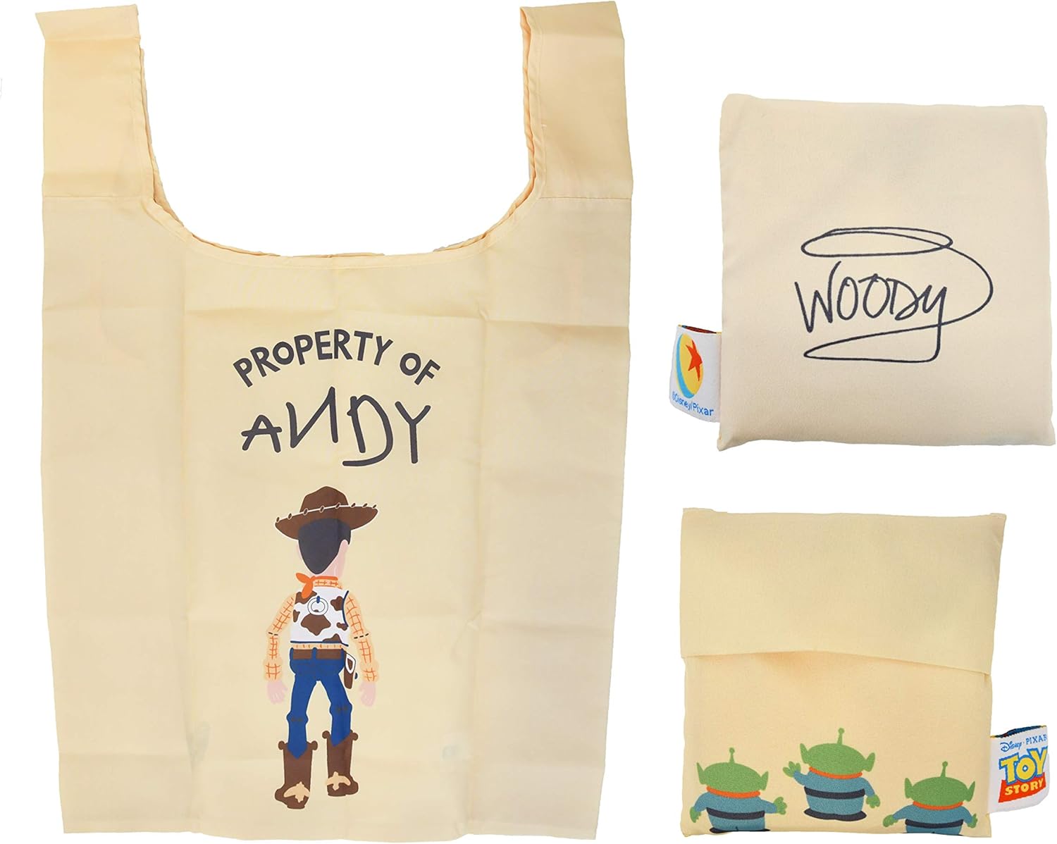 丸眞 エコバッグ ディズニー トイ ストーリー ウッディ 66g H63 5 W40 Dcm バックオブシェリフ 収納時 12 12cm 再生ポリ使用 特別セール品
