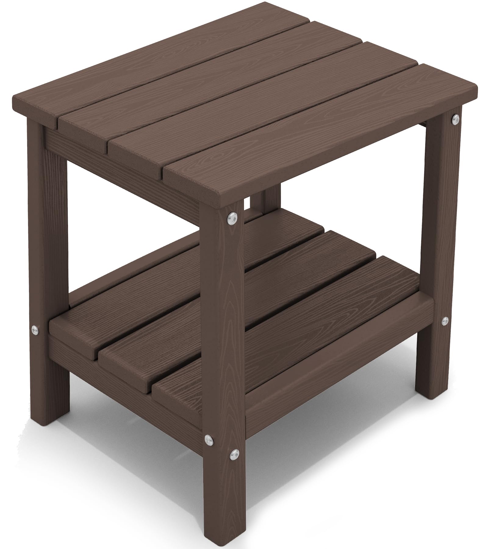 KINGYES Double Side Table, Adirondack End Table- Coffee