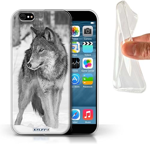 Stuff4 Phone Case Cover Skin IP della GC Wildli febw Collection Wolf Apple iPhone Stuff4 Phone Case Cover Skin IP della GC Wildli febw Collection Wolf Apple iPhone