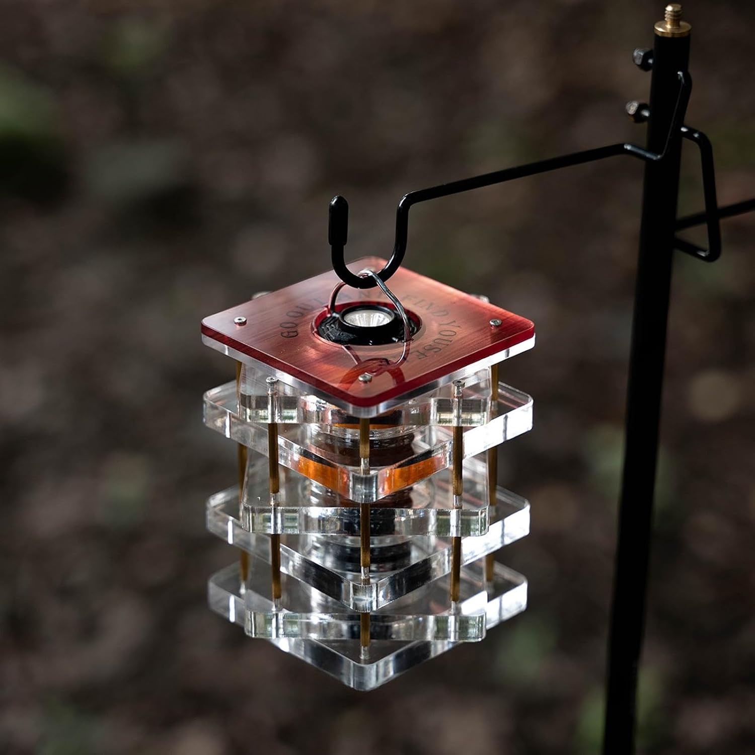 Camping Gear, Portables Acrylic Camping Light Shade High Transparency Hanging Light Covers for Various Weather Conditions