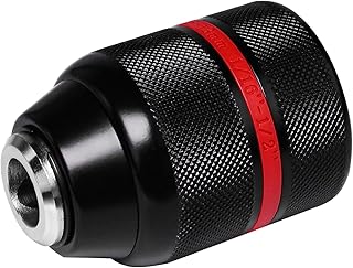Keyless Drill Chuck 1/2" 20UNF for Milwaukee – 1.5-13mm Self-Tightening Quick Change Chuck, Fits M18/M12 Drills & Impact Drivers, Alloy Steel Construction