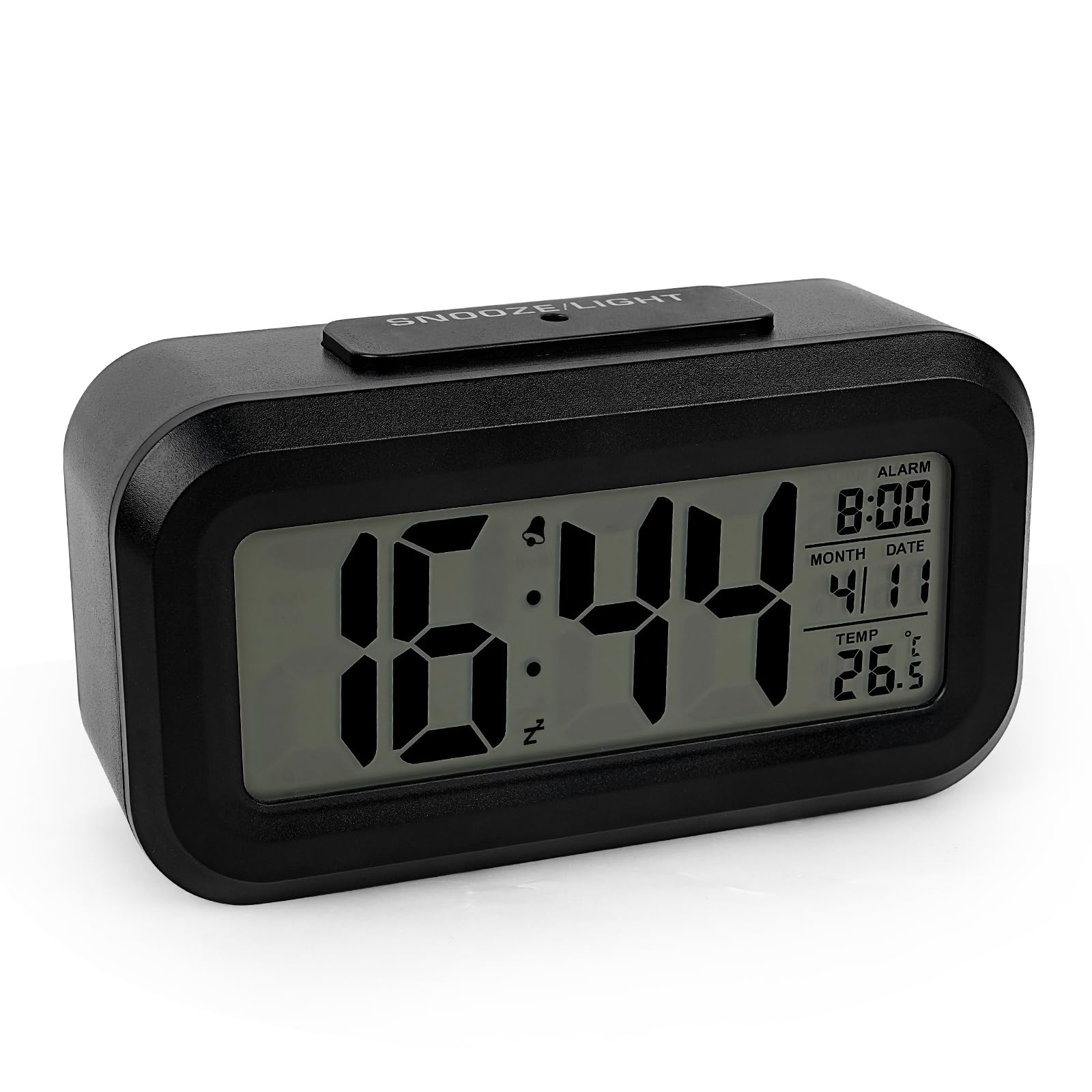 ProChosen Digital Alarm Clock LED Display with Temperature Big LCD Digit