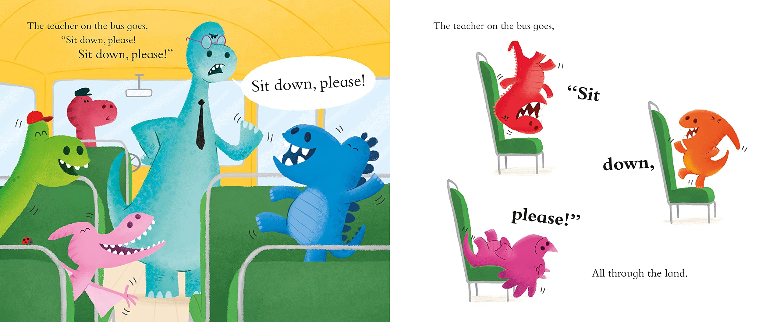 The Dinos on the Bus