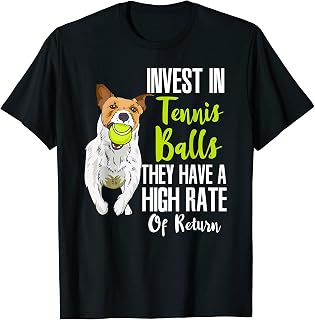 Invest In Tennis Balls Funny Spreadsheet Ninja Accountant T-Shirt