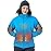 DEWBU Heated Jacket for Women with 12V Battery Pack Winter Outdoor Soft Shell Electric Heating Coat, Women\'s Ice Blue, L