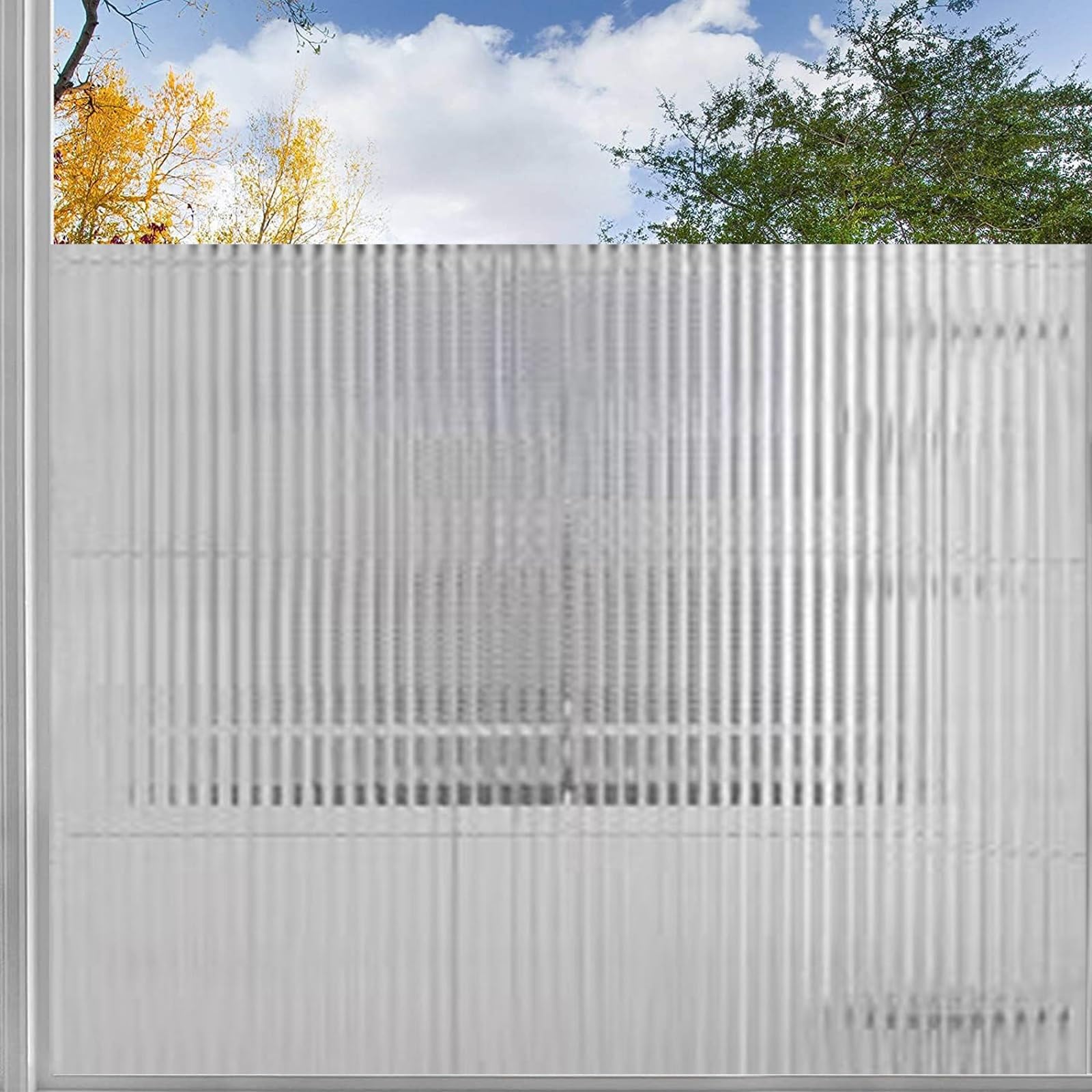 Frosted Privacy Film for Glass Windows 80 x 600 cm(31 x 236inch) Opaque Anti UV Light Blocking Easily Removable Privacy Film Anti UV Window Sickers for Home, Changhong 1 — image 1