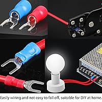 Vista 5 de Kit de 330 piezas de conectores de crimpado, conectores macho y hembra de pala de 2.8mm, 4.8mm y 6.3mm, 15 tipos de terminales de crimpado