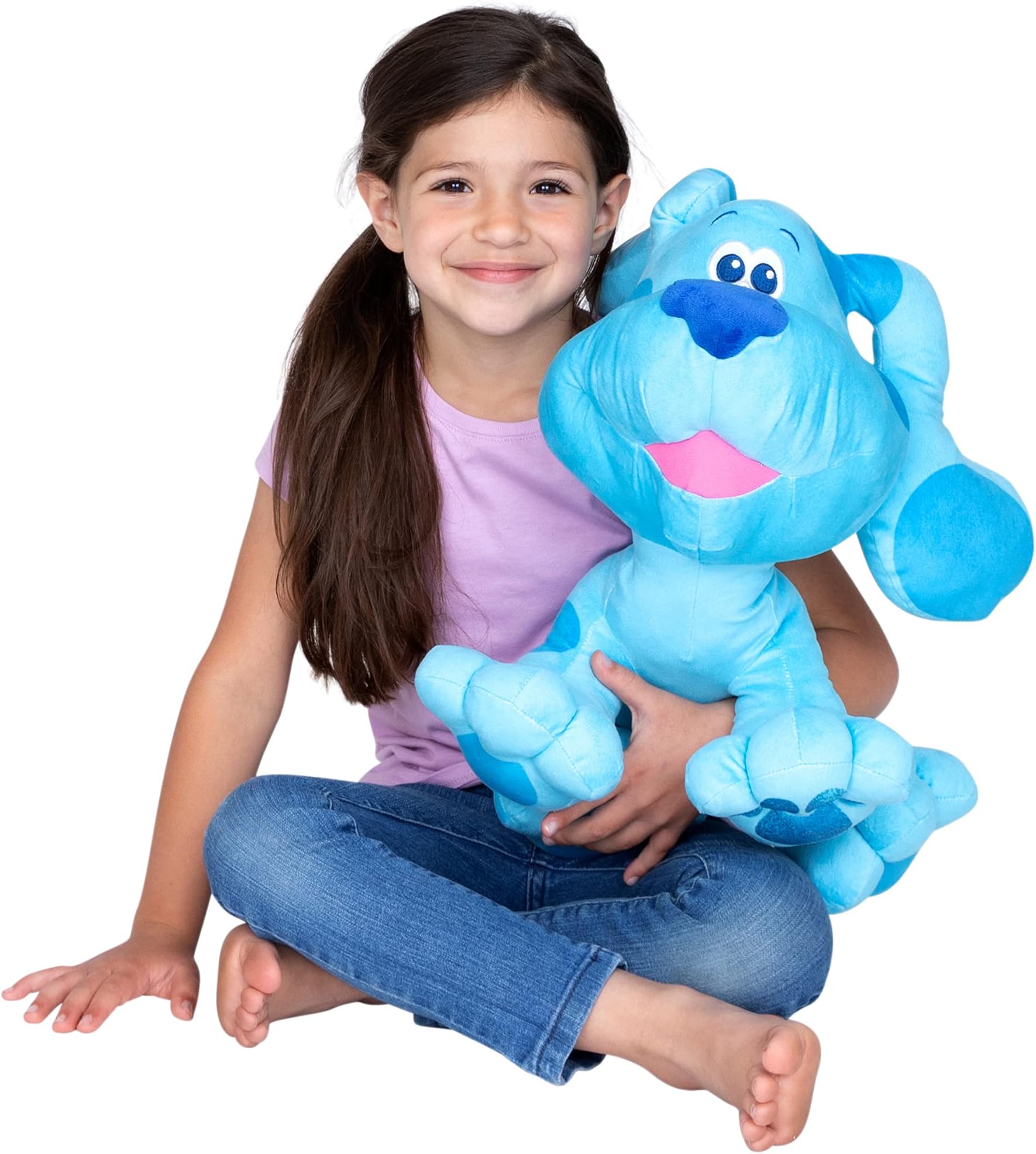 Kids Bedding Super Soft Plush Cuddle Pillow Buddy, One Size, Blues Clues