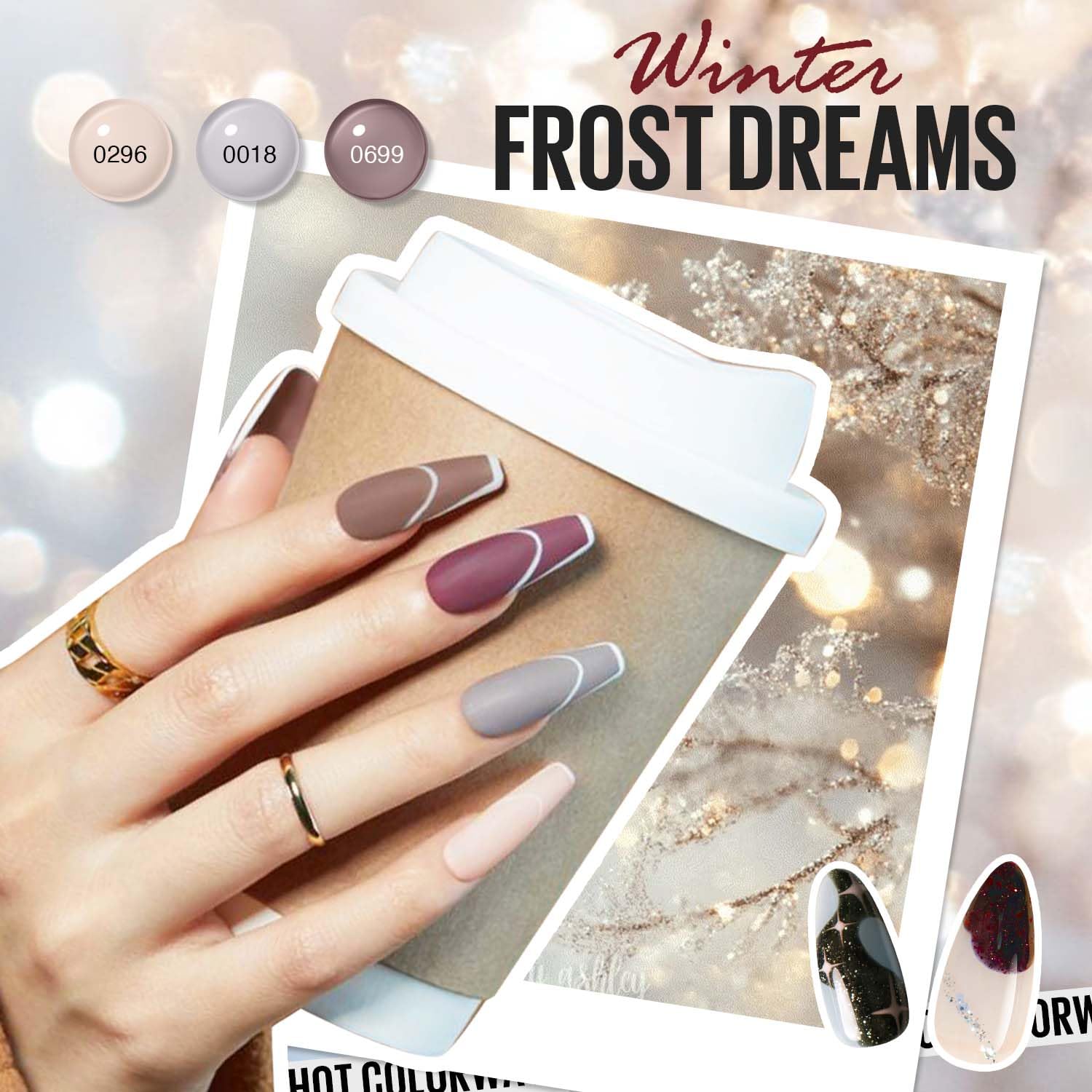 MEFA Gel Nail Polish Set for DIY Manicure and Nail Art