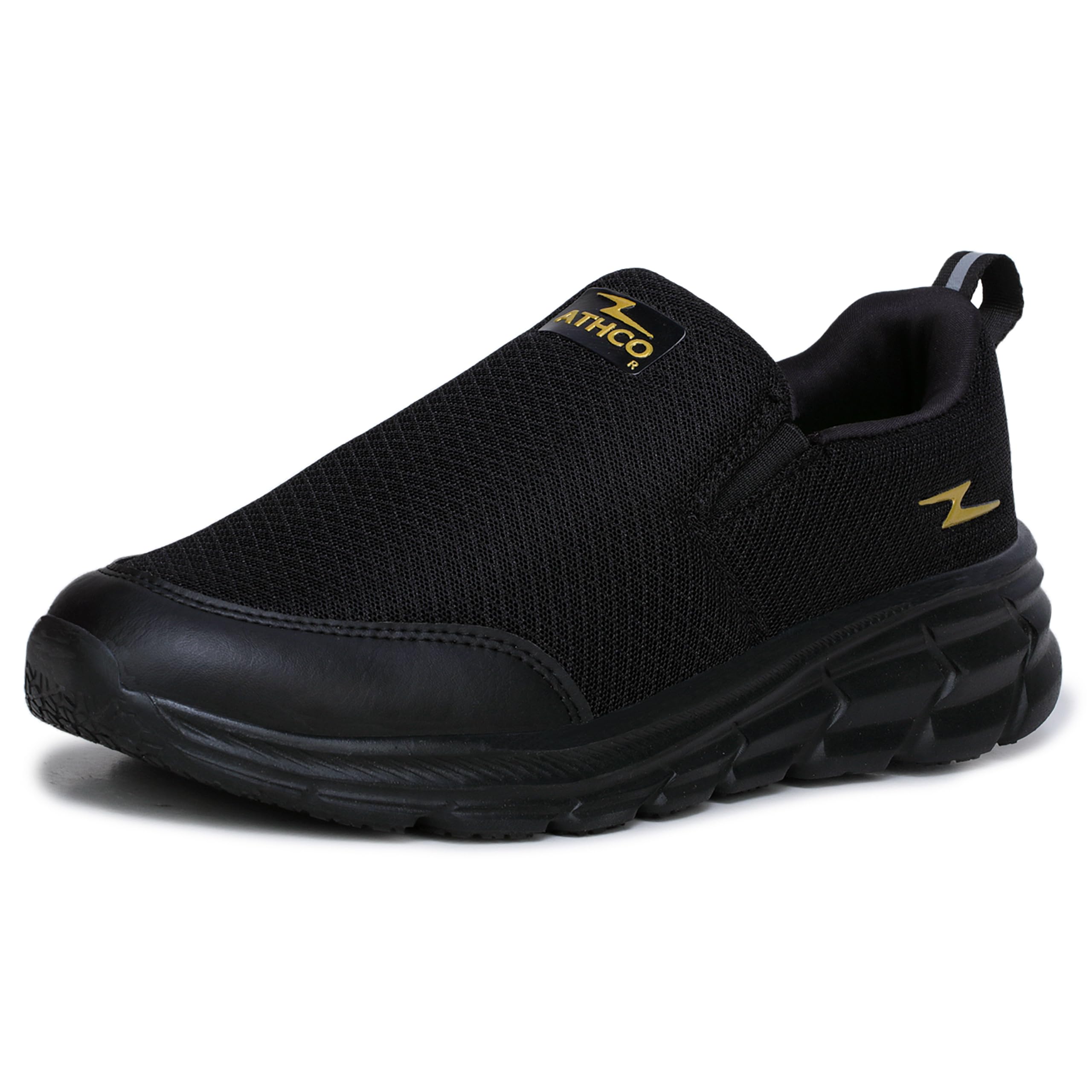 ATHCO Mens Oxyflo Walking Shoes for Man, Lightweight Breathable Comfort Slip-On Casual Shoes for Man with Memory Foam Insole, Lightweight, Comfort Walking Shoe for Men for All-Day Comfort