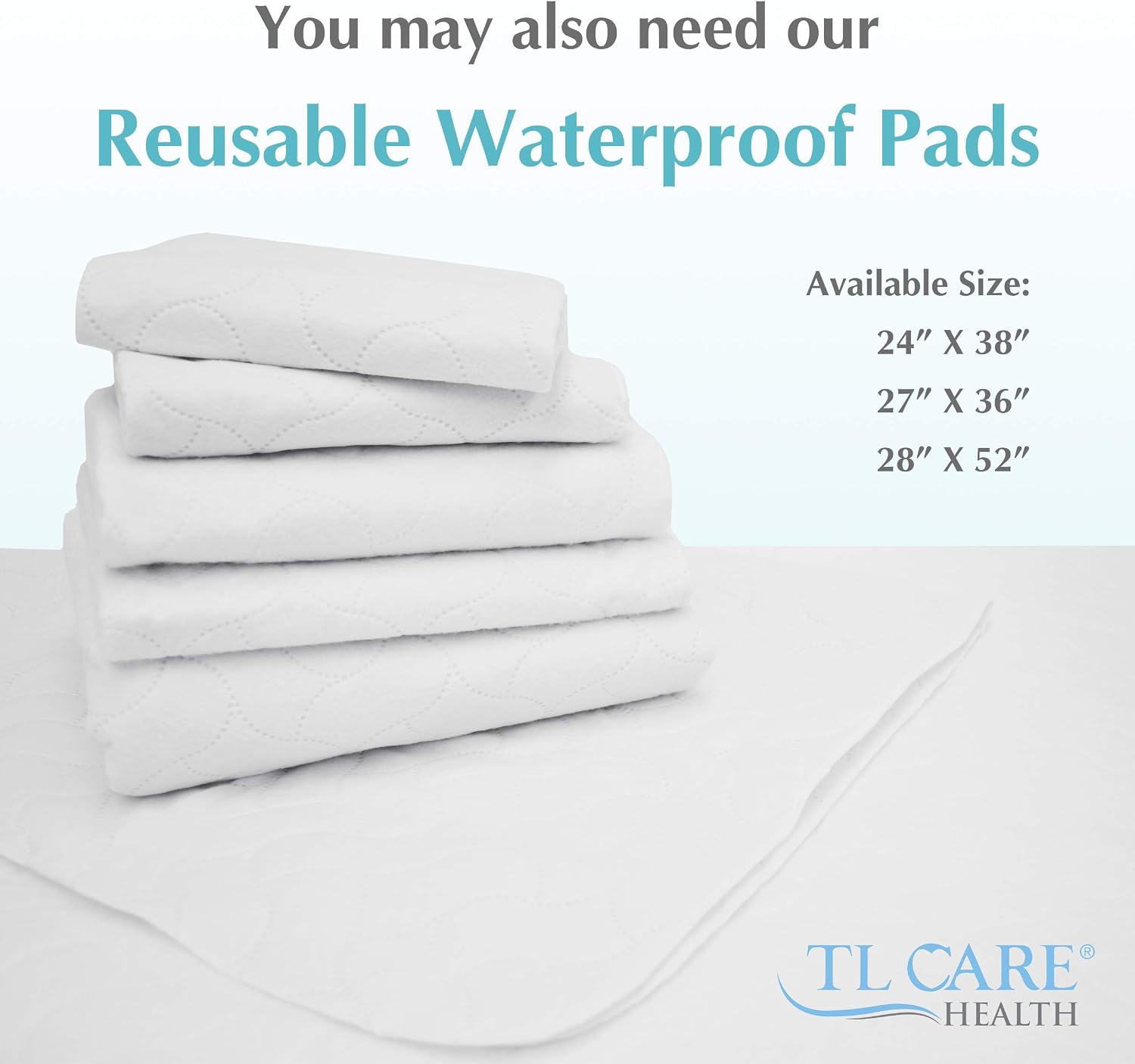 TL Care Health Fitted Hospital Bed Sheet, Fits 84" x 36" x 16" Hospital and Home Care beds, Soft, Durable and Elastic-Free