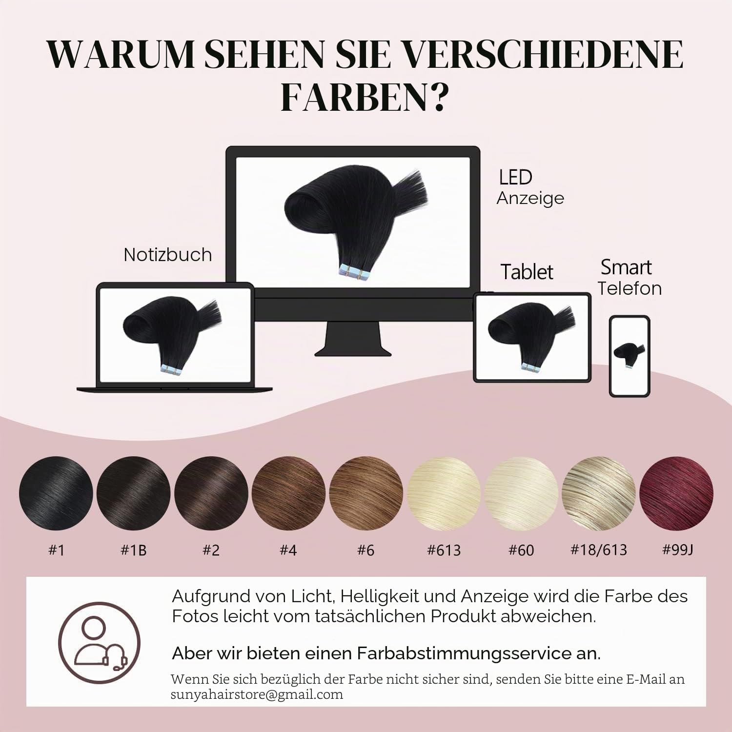 Sunya Tape in Extensions Echthaar Natürliches Schwarz Klebeband in Echthaar verlängerungen Klebstoff Tape Extensions Echthaar Invisible Glatte Skin Weft Tape in Hair Extensions 45cm 20 Stück 50g/Pack