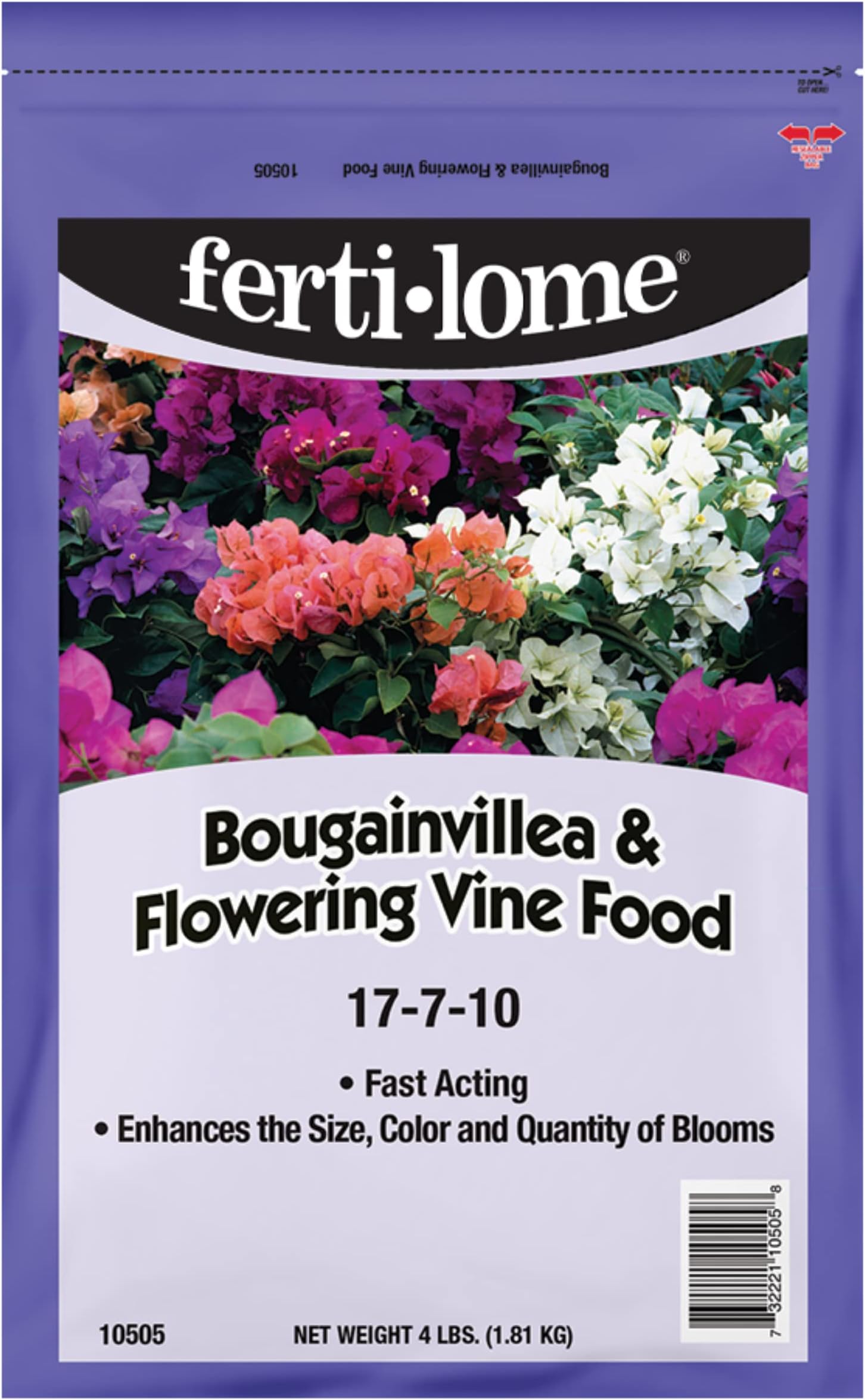 Fertilome (10505) Bougainvillea & Flowering Vine Food 17-7-10 (4 lbs.)