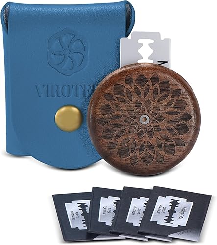 Miniatura 1 de VIROTEE Pan Scroing Lame - Herramientas de corte para hornear masa madre cuchillo cortador de afeitar para panaderos con bolsa de semillas