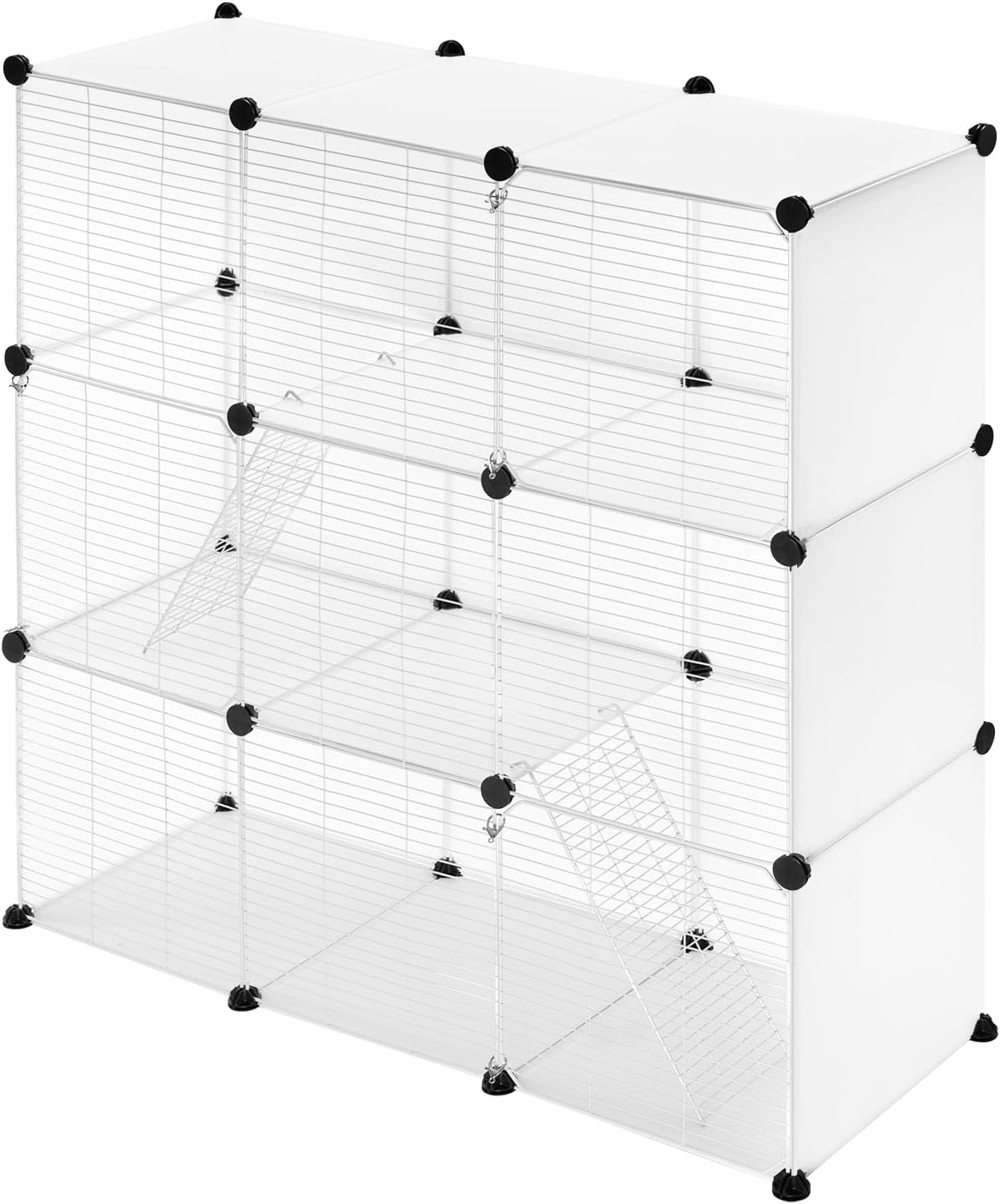 Box Per Animali Domestici Pop-Up - Grande Recinto 185x94x64 Cm Per Cuccioli, Gatti, Conigli, Polli