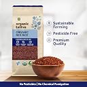 Organic Red Rice Organic 1 KG | Natural Unpolished Lal Chawal | Rich in Iron, Fiber & Antioxidants | Gluten-Free Grocery Staple | No Additives gallery image