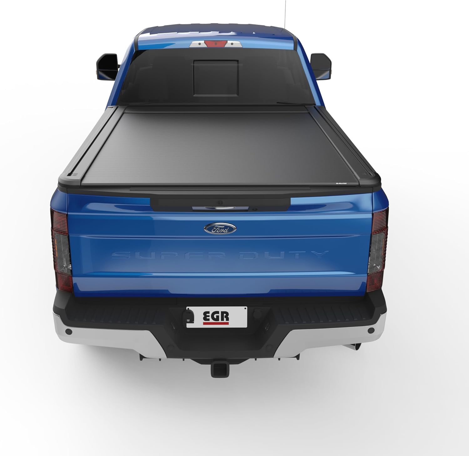 EGR RollTrac Electric Retractable Tonneau Cover - Compatible with Ford Super Duty with 6.8 Bed (2017-2024 Models) - Aluminum Bed Cover - RT040031E