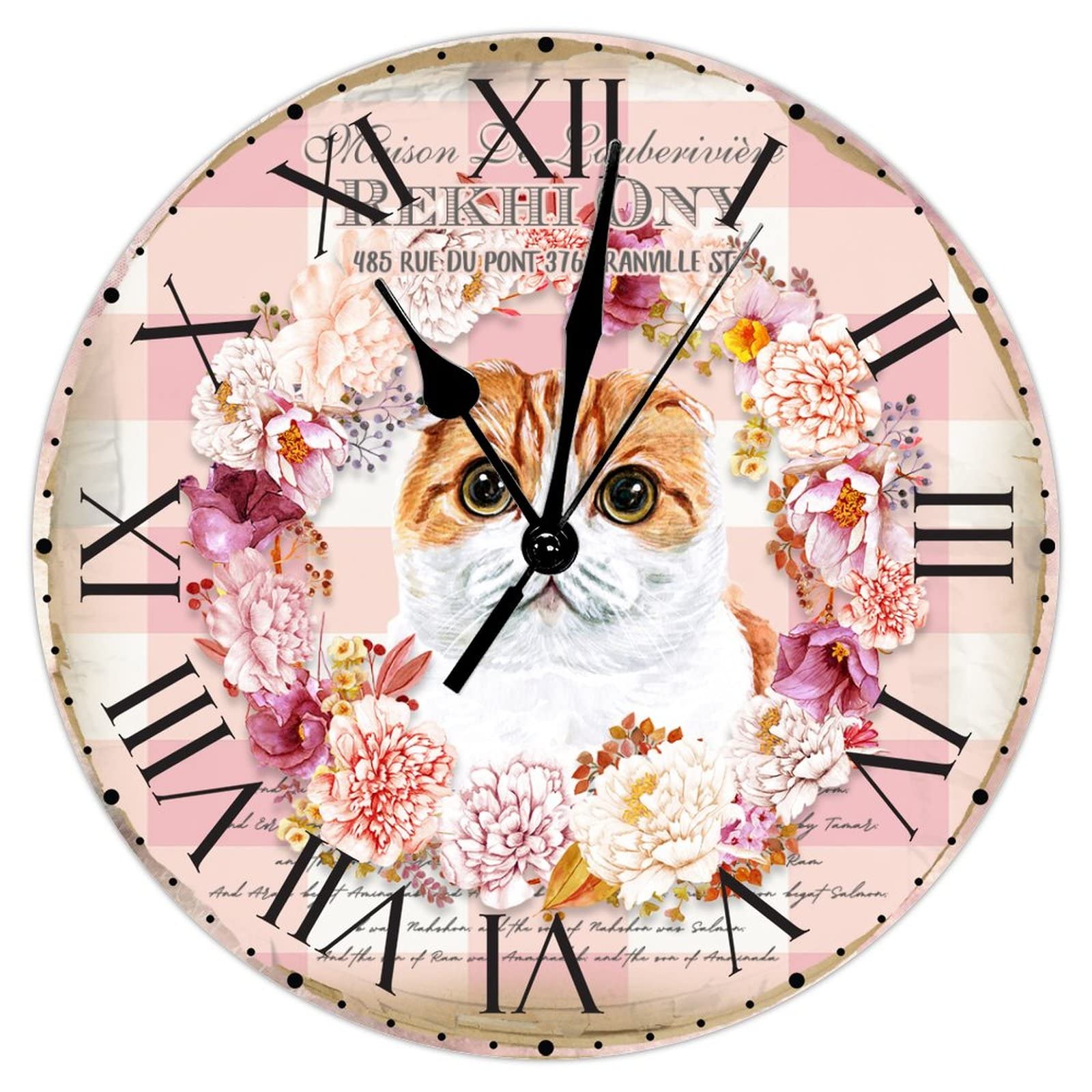 Horloge murale silencieuse sans aucun tic-tac gênant pour un calme absolu