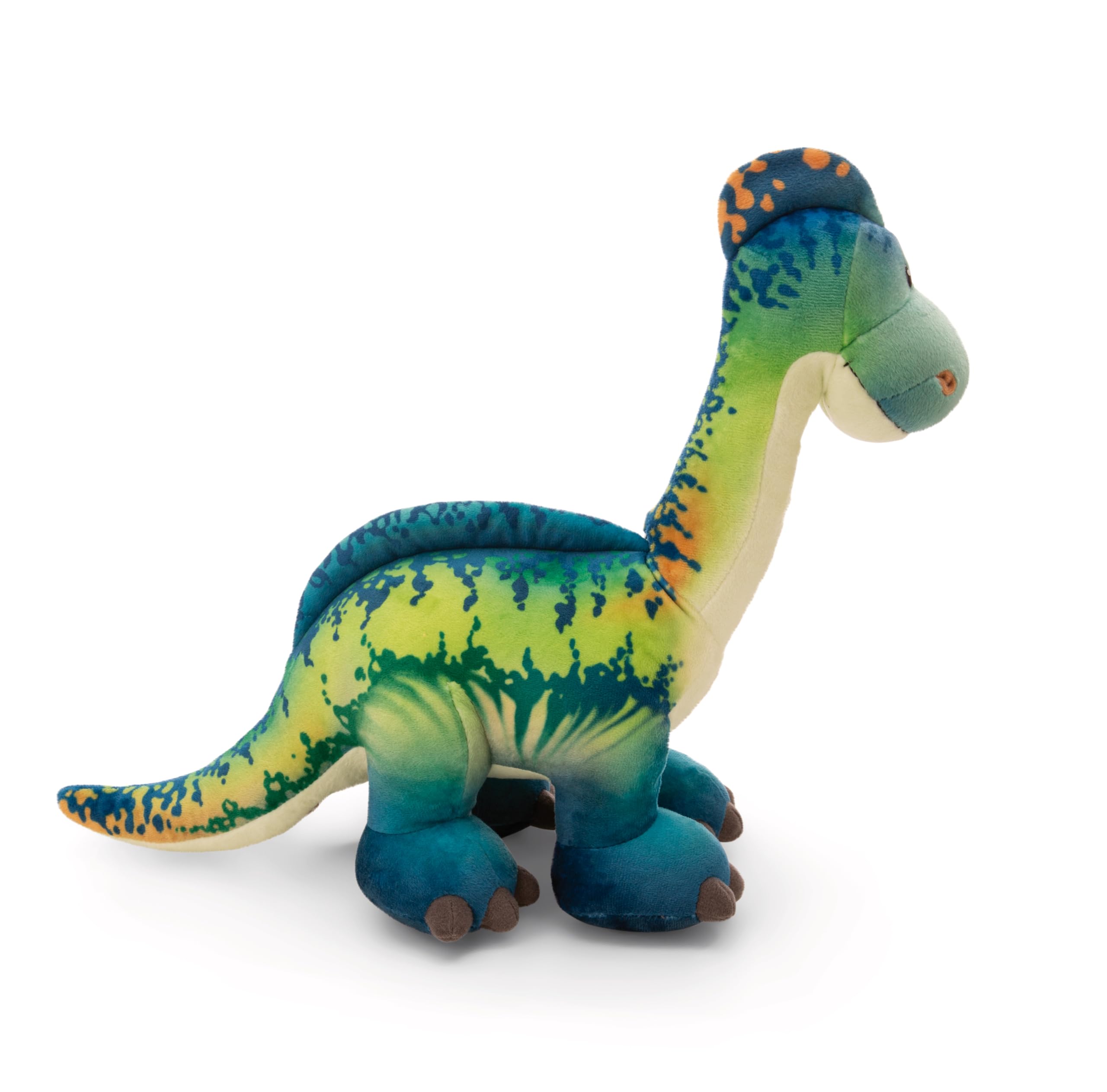 NICI 61572 pluszowy dinozaur Snackilus, miękki pluszak, urocza pluszowa zabawka do przytulania i zabawy, świetny pomysł na prezent dla dzieci i dorosłych, 45 cm, niebieski