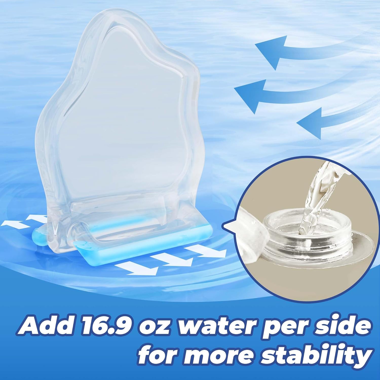 Funscape Kids Fun Pool Toys, Inflatable Football Toss Target Game, Swimming Pool Floats, Beach Yard Outdoor Water Play, Summer Party Birthday Sport Gift 3 4 5 6 7 8 9 12 Yrs Boy Girl Teen