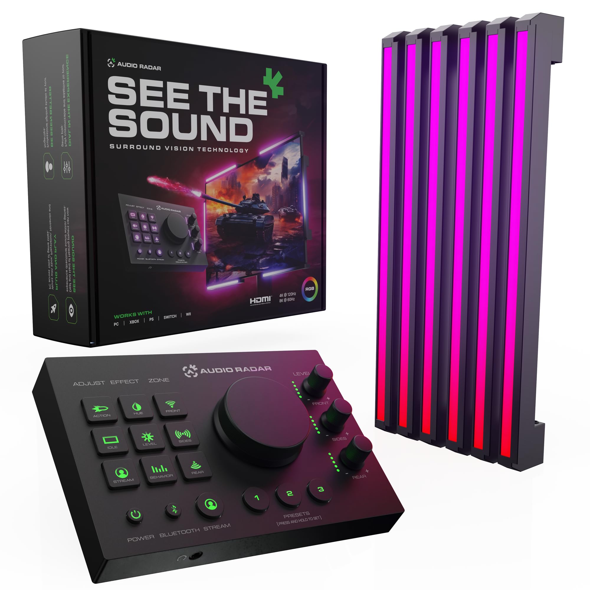 Audio Radar Instantly See Footsteps Gunfire Vehicles in COD PUBG Apex Rust More Works with Xbox PlayStation PC