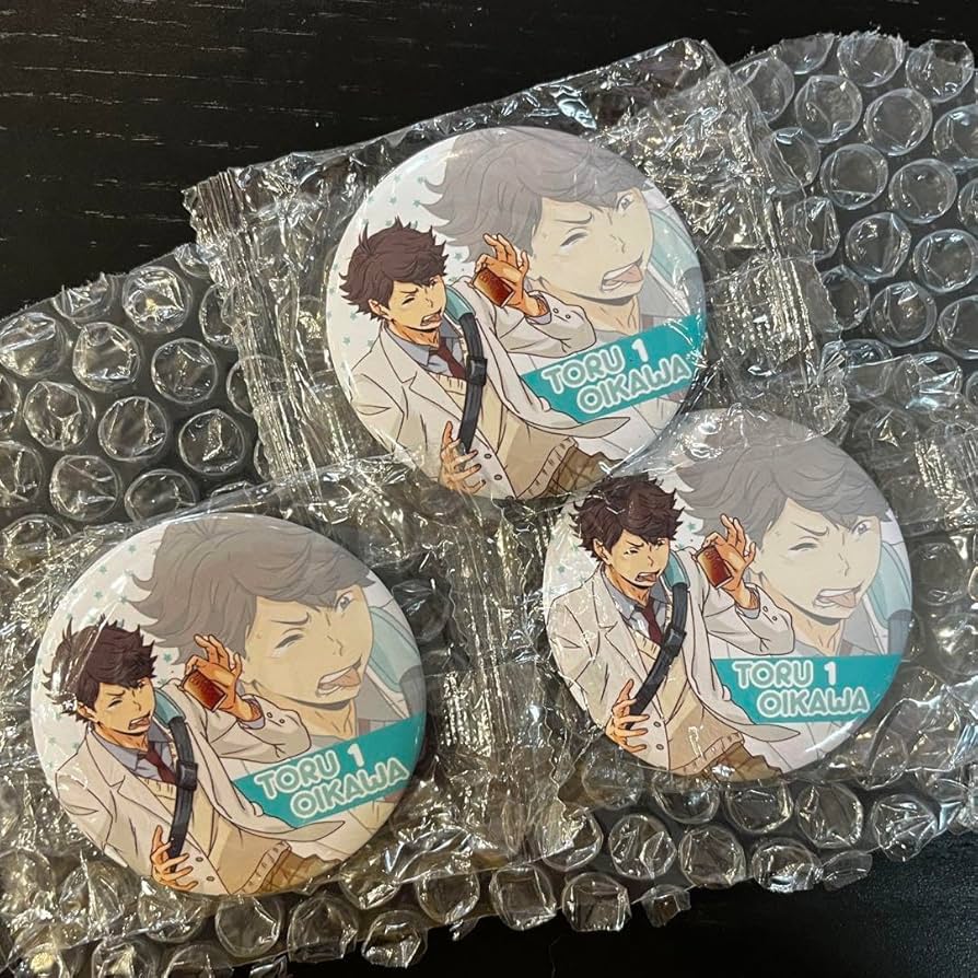 Amazon.co.jp: 3点セット ハイキュー!! 及川徹 缶バッジ 下校 寄り道