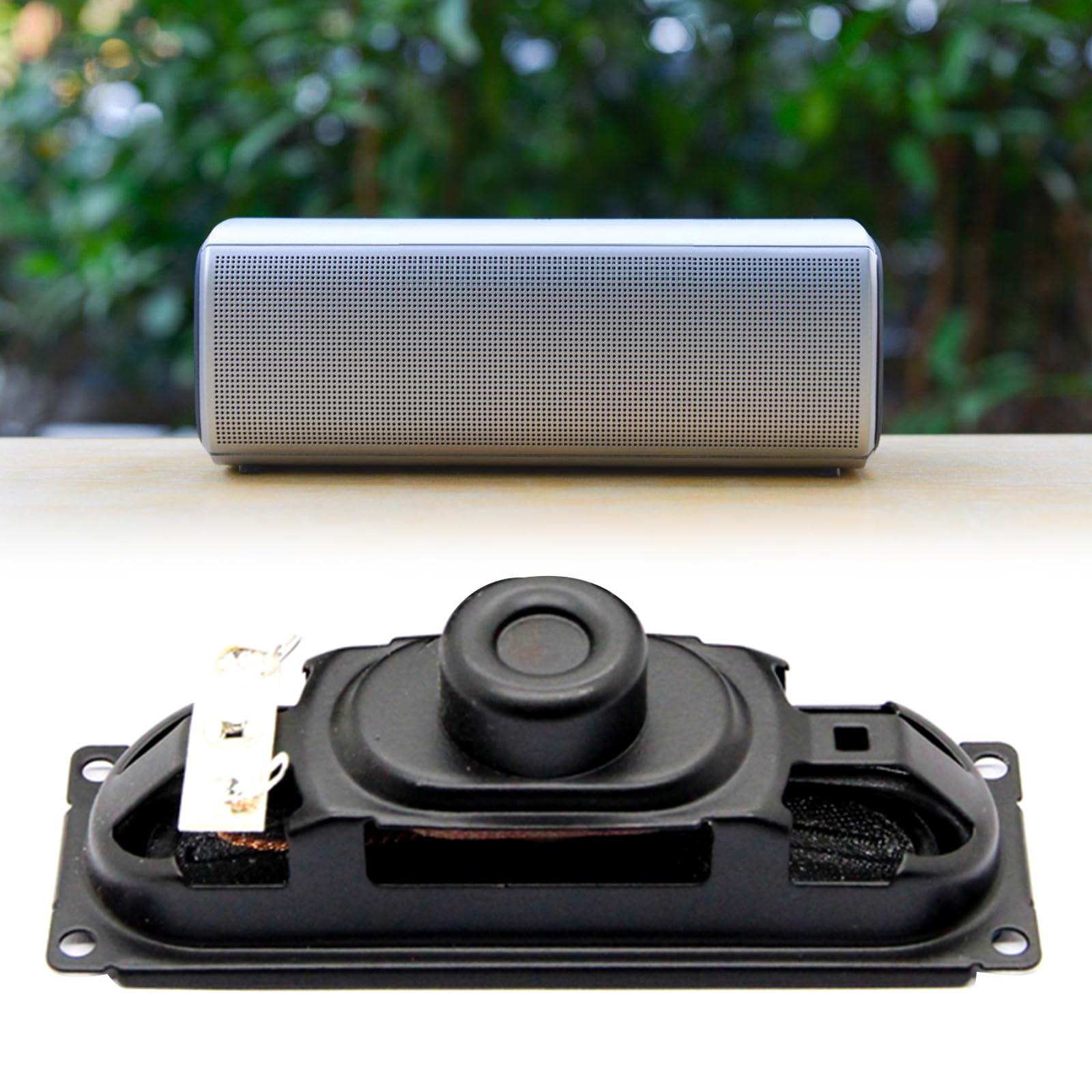 Amazon.co.jp: 楕円形内蔵マグネットスピーカー 97x31mm 4 12w 金属