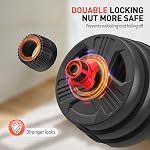UKEEP 25LB 55LB Adjustable Dumbbells Set, 5LB to 25LB Dumbbells Pair,15LB to 55LB Adjustable Dumbbells of 2, Home Gym Weight Dumbbells Set 50lbs/110lbs, Anti-Slip Handle for Exercise Equipment