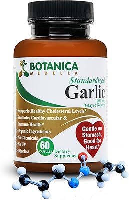 12400 mcg Allicin - TESTED by 3rd party - Odorless - Organic Ingredients - Delayed Release - 30 to 60 days supply