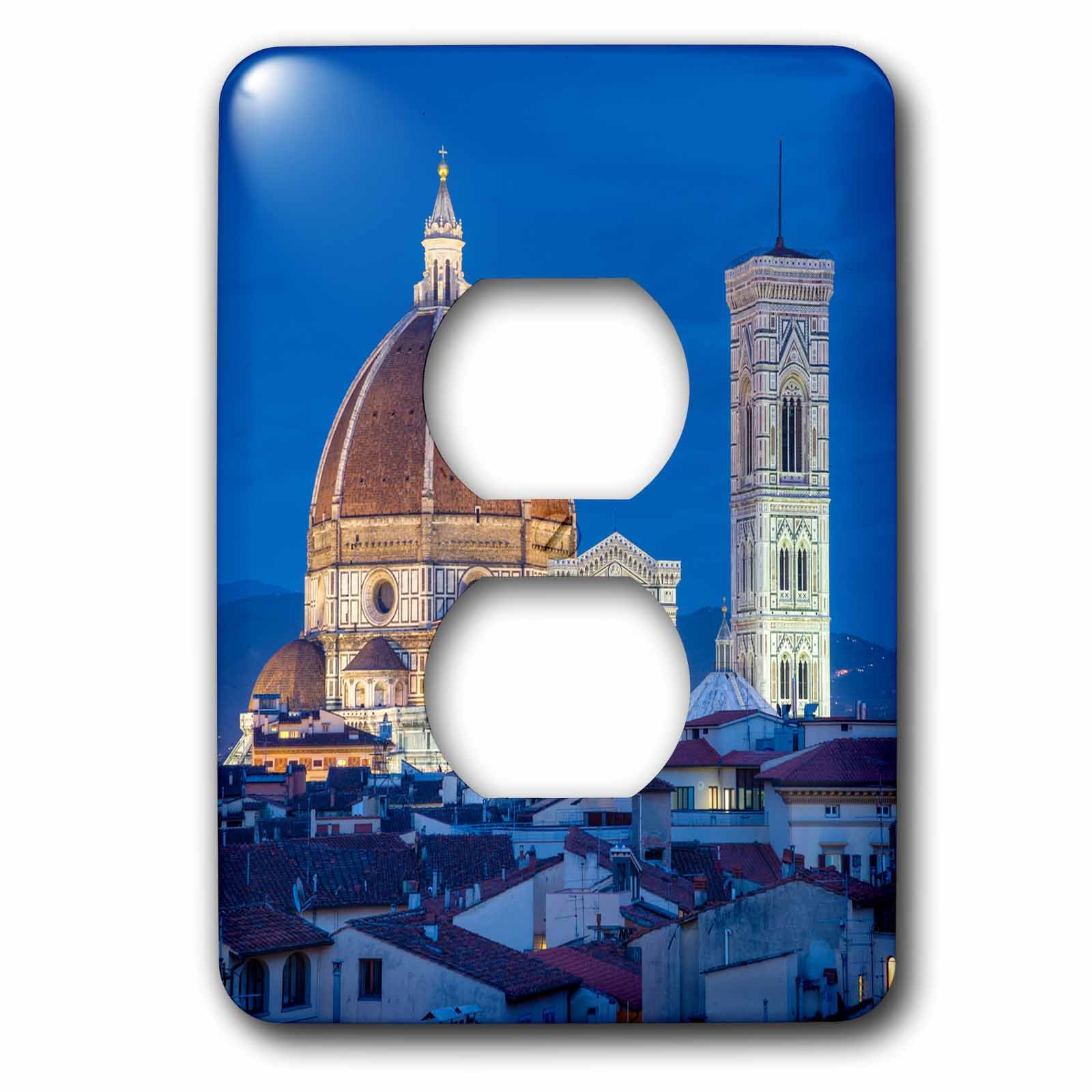 Italie Florence cathédrale plaque mixte 3dRose pour cacher prise nue