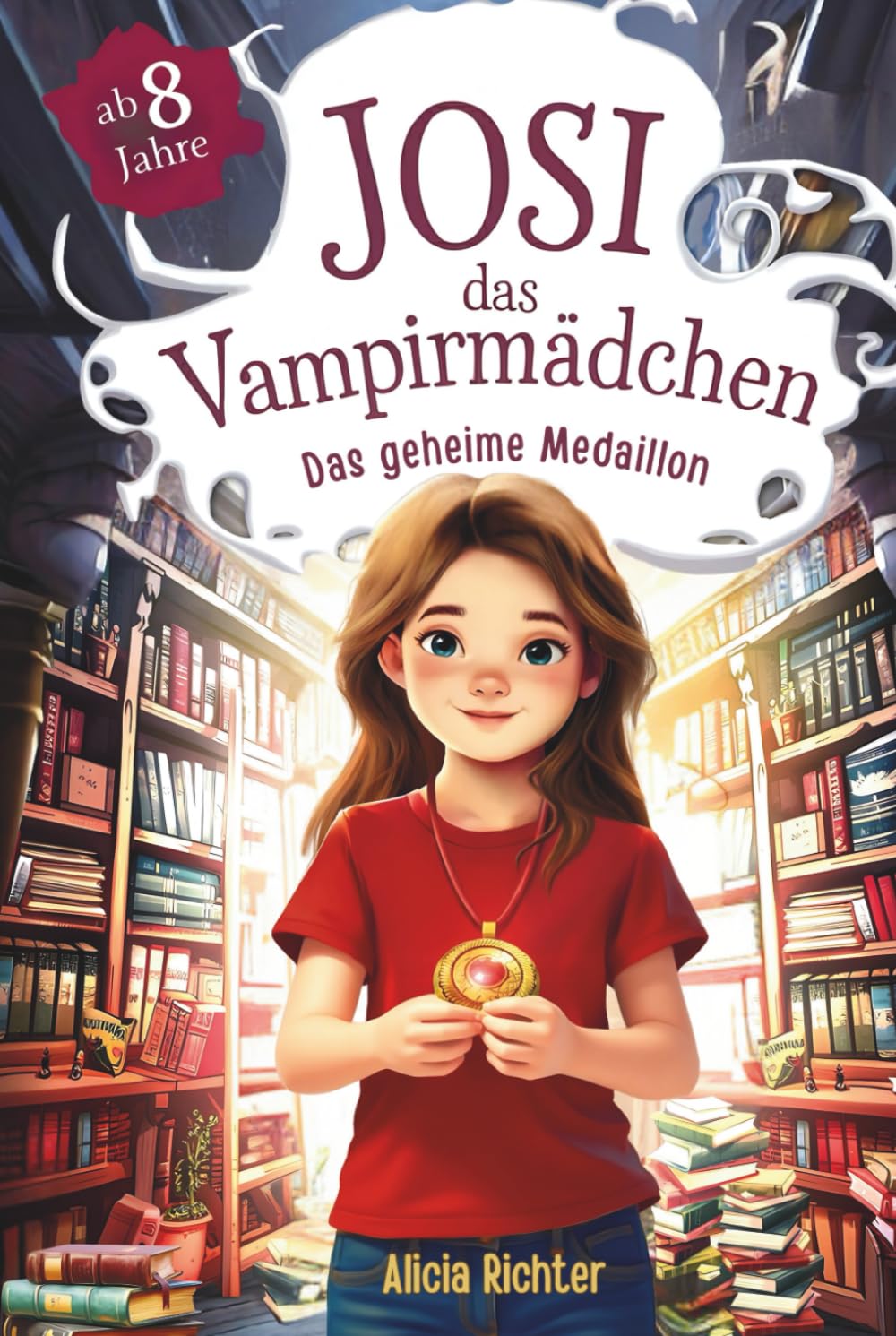 Josi – das Vampirmädchen – Ein spannendes Kinderbuch ab 8 Jahren über Mut, Freundschaft und die Kraft, anders zu sein (Große Schrift für Erstleser) – Band 3: Das geheime Medaillon