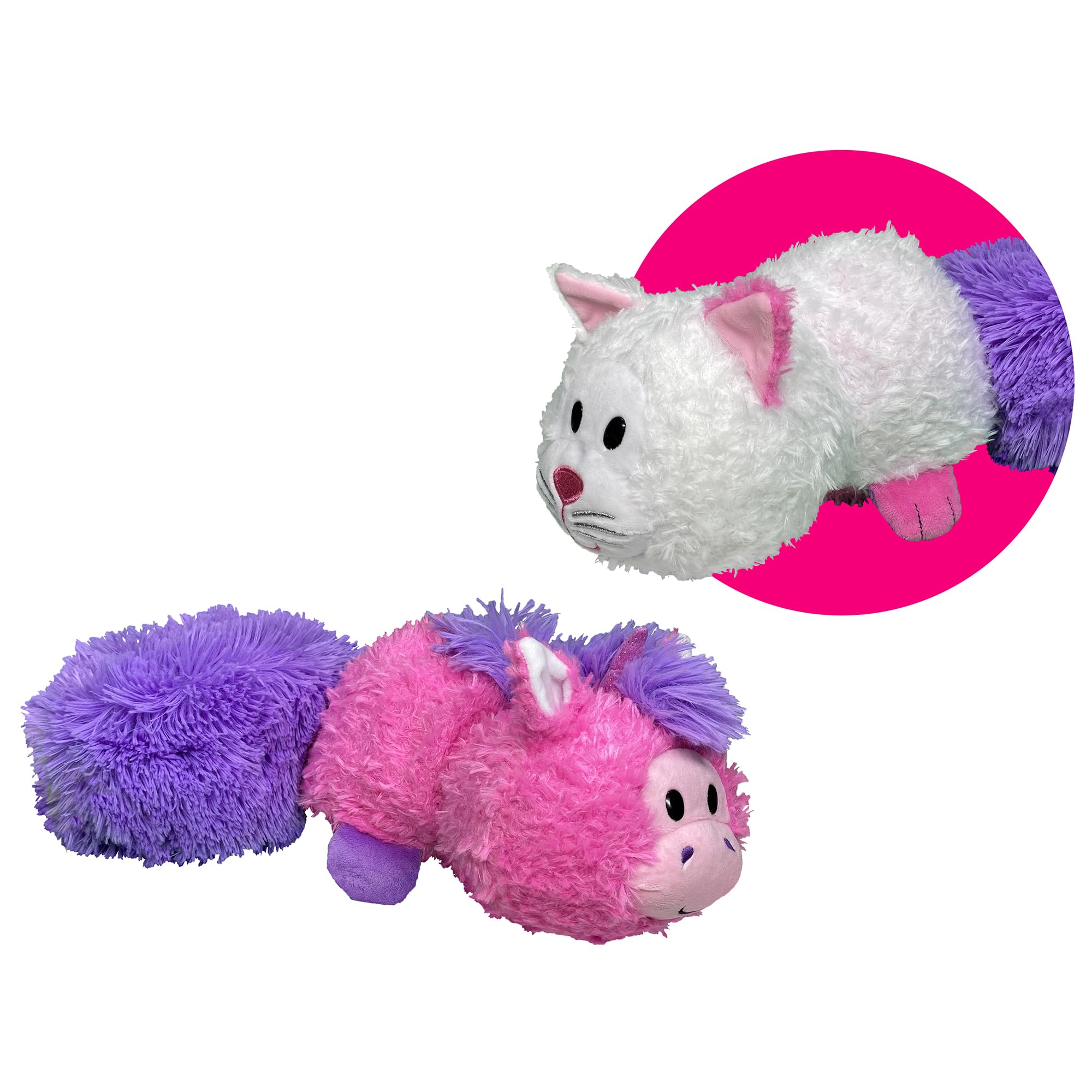 Amazon.com: FlipaZoo Magic Tails Pink Unicorn to White Cat