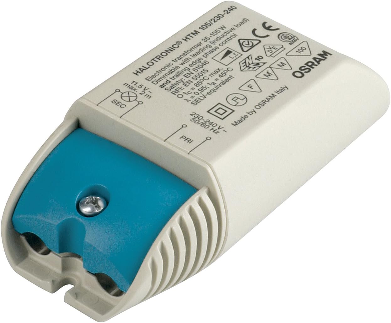 Mouse 105VA. 12V, Light Grey/Blue