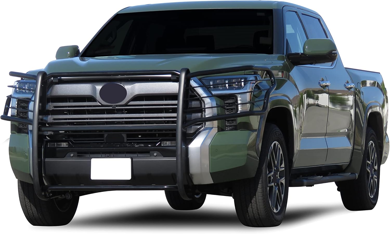 Black Horse Grille brush Bumper Guard Modular Black Compatible with 2022-2026 Toyota Tundra-17TT22MA