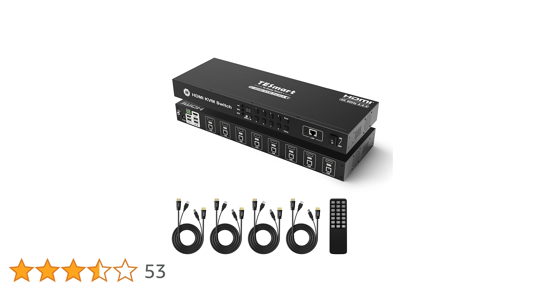 分配器・切替器 TESmart Dual Monitor KVM 4K 60Hz Amazon.co.jp: TESmart 8ポート HDMI KVMスイッチ パソコン8台