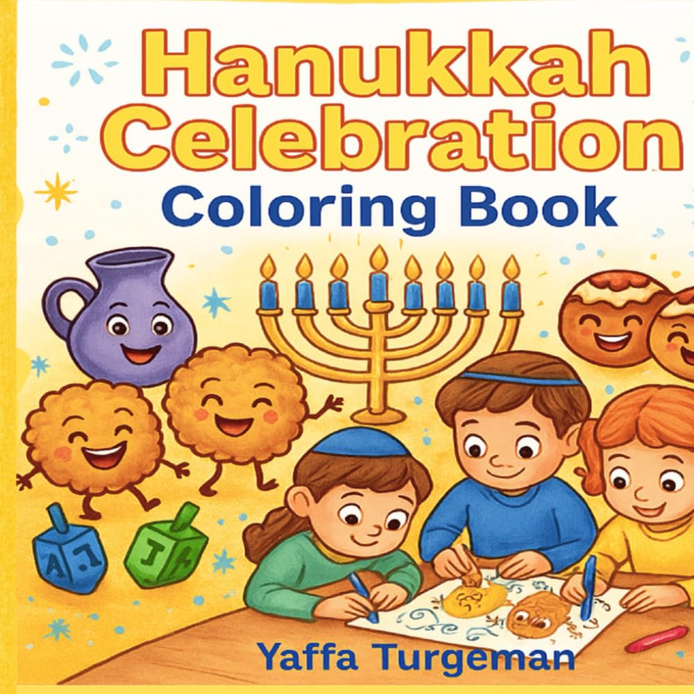 Hanukkah Celebration Coloring Book