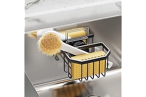 TAILI Magnetic Sink Sponge Holder: Conquer Kitchen Clutter with Style