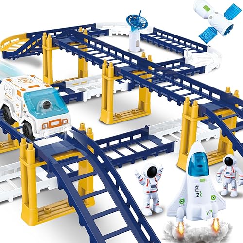 Miniatura 8 de Emocionante juego de órbita espacial juguete emocionante para niños y niñas, para estimular la imaginación y divertirse con naves espaciales...