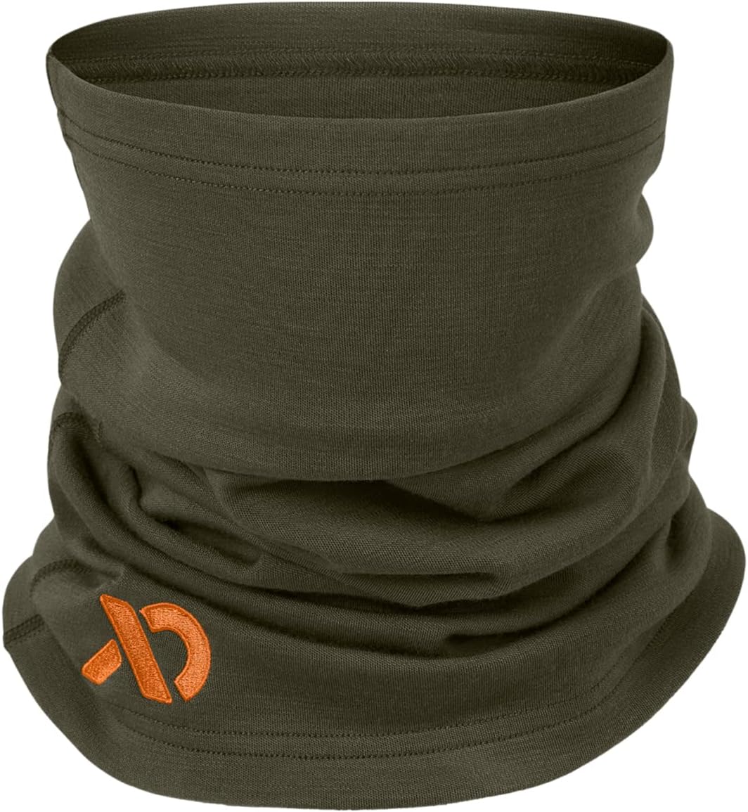 First Lite Midweight Merino Wool Neck Gaiter - Warm Camo Hunting Face Mask