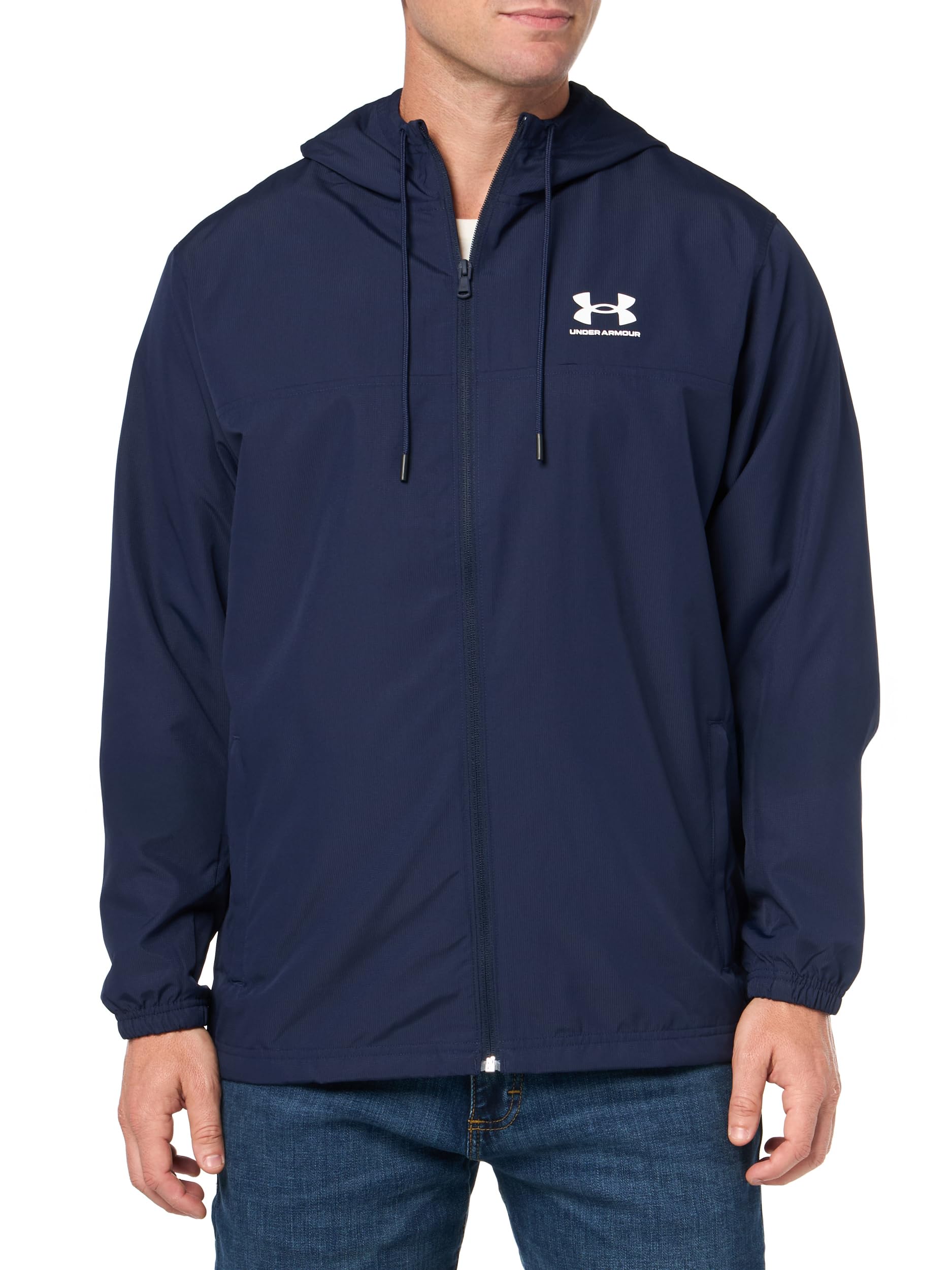 Under Armour Rival Woven Windbreaker 4XL Blue