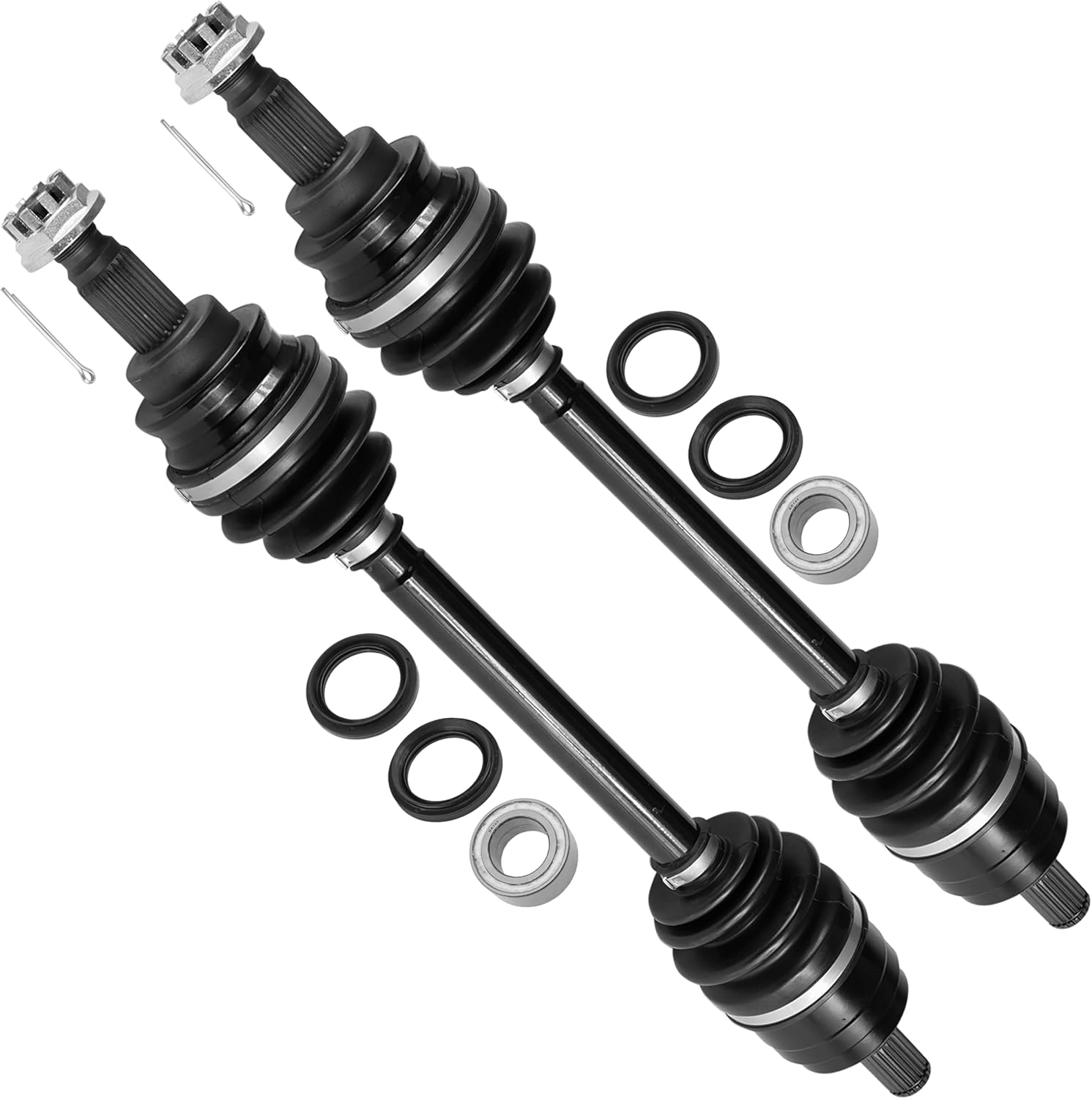 Caltric Rear CV Joint Axle Bearing Compatible with Honda Rincon 650 TRX650FA 4X4 2003 2004 2005 / Rincon 650 TRX650FGA 4X4 2004 2004 2005 Left and Right