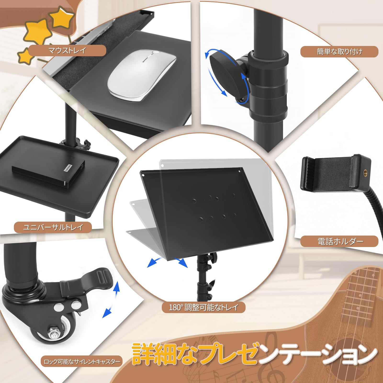 Amazon.co.jp: AKOZLIN プロジェクター 台 三脚式 プロジェクター